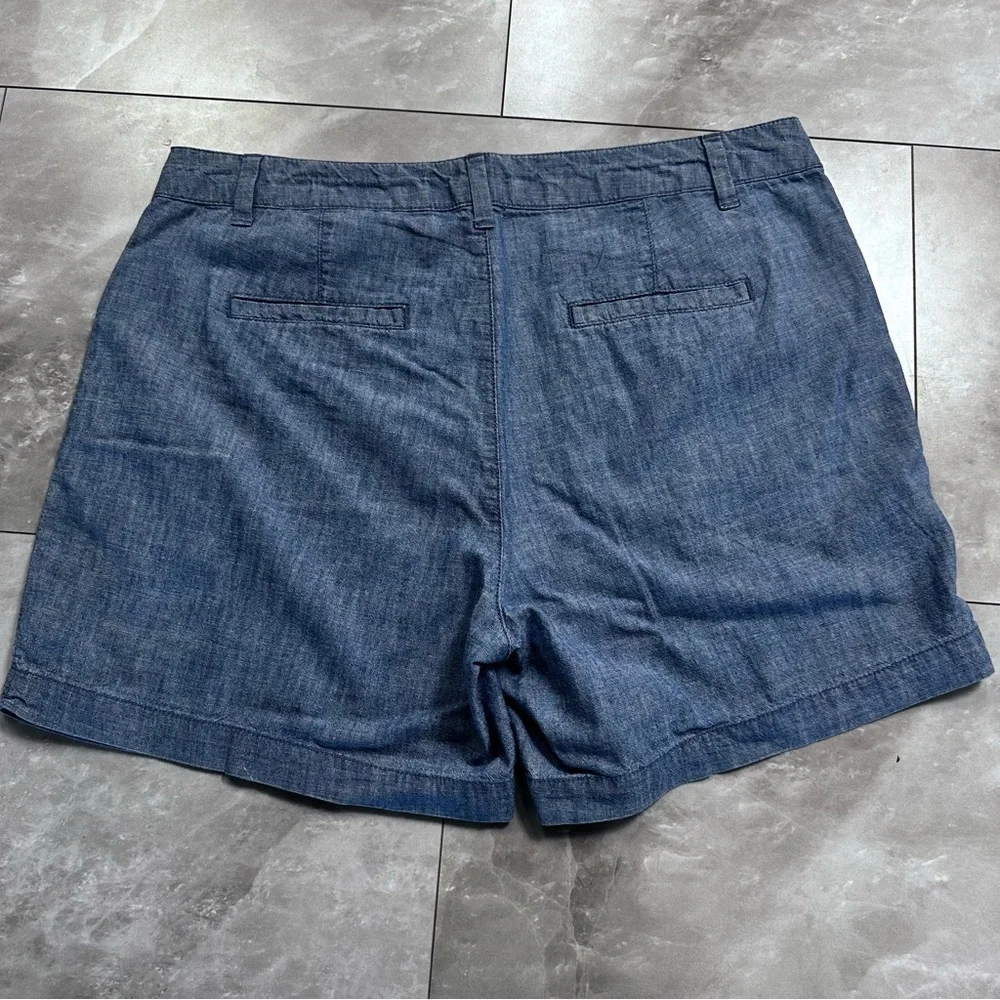 Gap Shorts Size 8 Women's Cotton Blue City Short Vacation Summer Comfy N…
